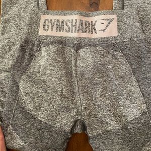 GYMSHARK Flex High Waisted Leggings Charcoal/pink